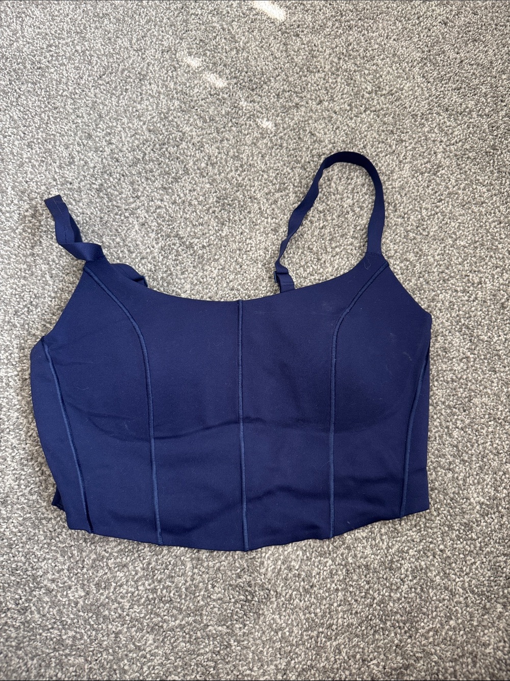 OFFLINE By Aerie Real Me Hold Up! Corset Sports Bra - Navy